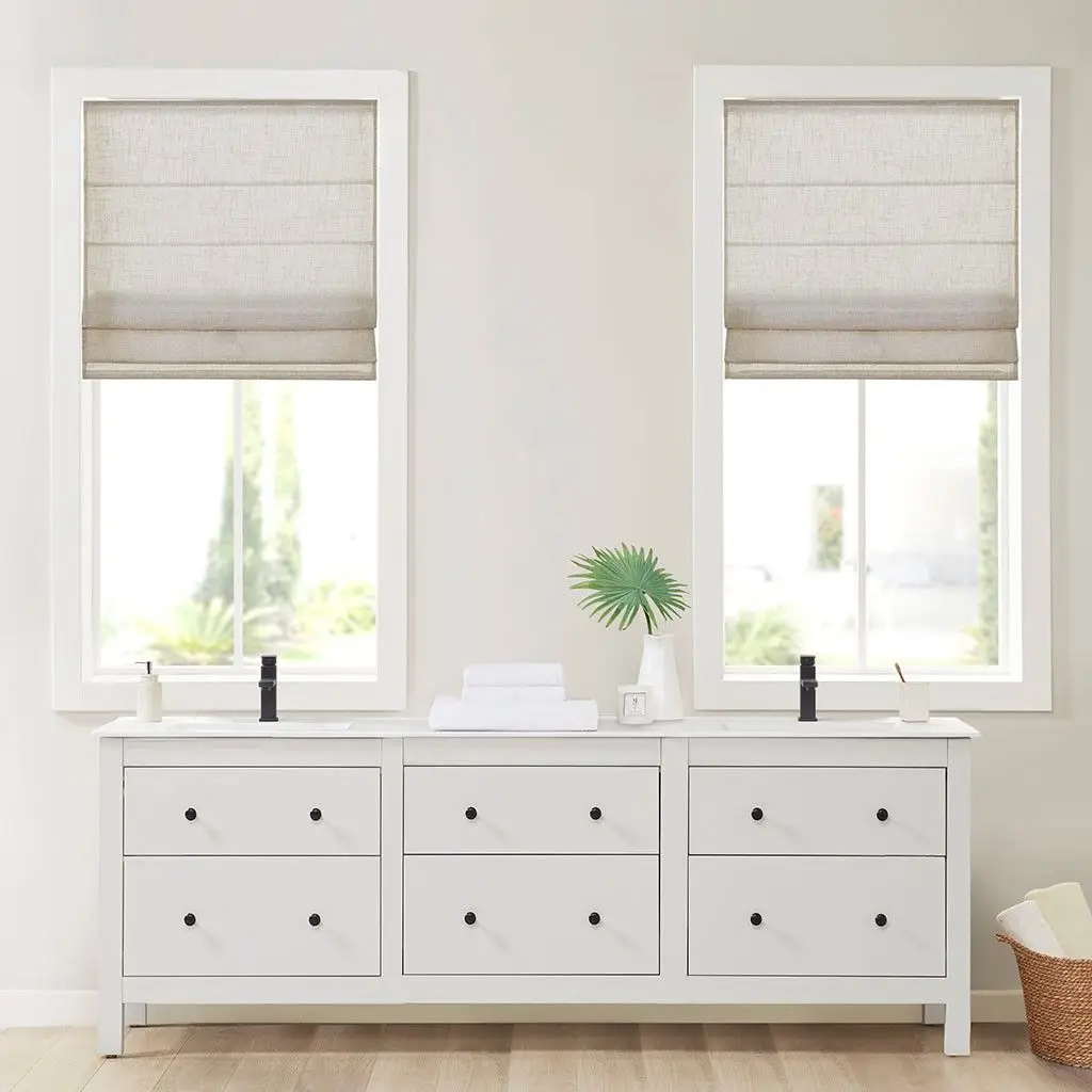 

Linen Blend Light Filtering Cordless Roman Shade