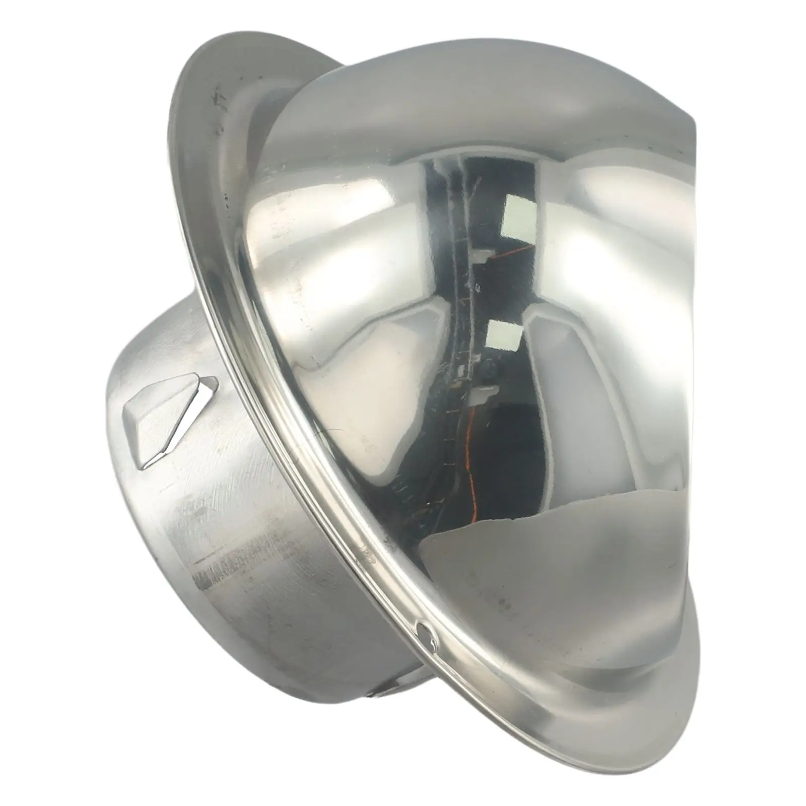 External Extraction Vent Round Brushed Grille Easy Installation Long-term Use Round Corner Shutters Bathroom Home