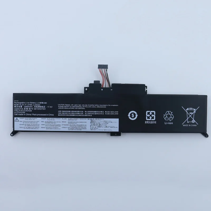 For Lenovo Thinkpad YOGA 370 X380 01AV432 01AV434 Laptop Battery L High Quality High Capacity Battery Replacement Bateria