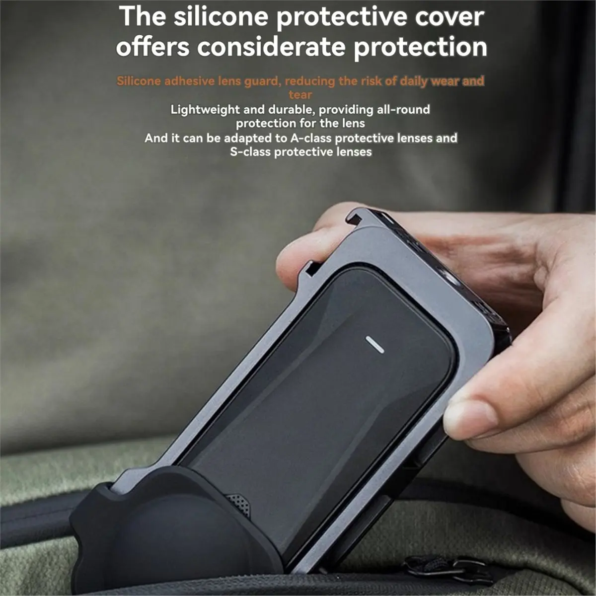 OKgood For Insta360 X4 Air Frame Aluminum Metal Cage with Extension Cold Shoe Protective Case