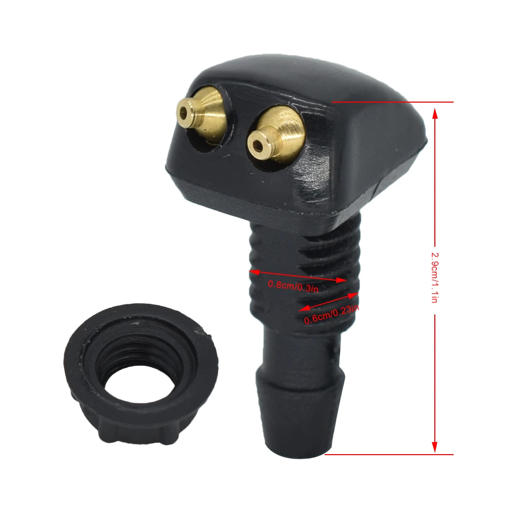 2 Pcs Car Water Spray Jet Nozzle for Renault Megane 2 3 Duster Logan Clio 4 3 Laguna 2 Sandero Scenic 2 Captur