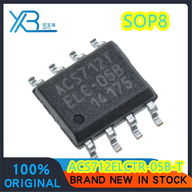 (1/10 piece) ACS712ELCTR-05B-T SOP8 ACS712ELCT-05B Current sensor chip IC Brand new original spot delivery fast