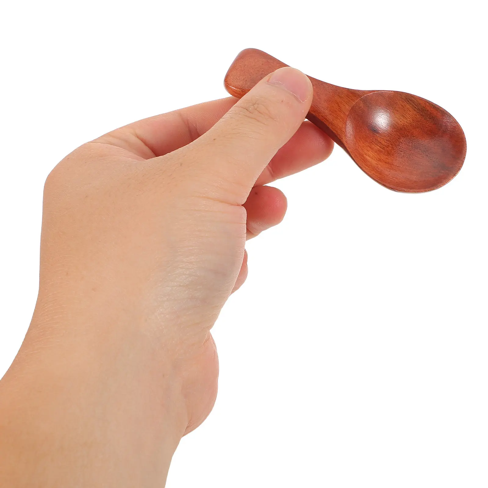 

8Pcs Small Wooden Spoons Natural Solid Wood Japanese Minimalist Design for Matcha Coffee Ice Cream Desserts Honey Jam Seasoning