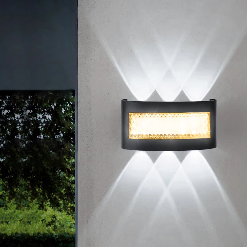 Outdoor LED Wall Lights Garden Porch Bedroom Living Room Staircase Corridor Indoor Up and Down Lighting Decorative Wall Lights