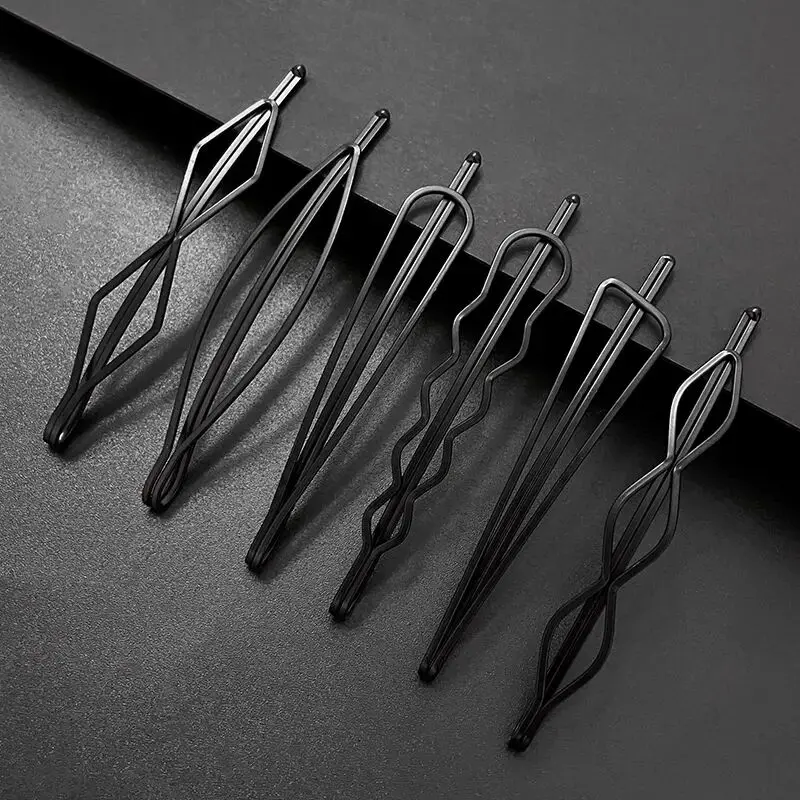 1/20Pcs Simple Black Hairpins for Women Barrettes Headwears Girls BB Clips Headdress Barrettes Korean Hair Styling Accessories