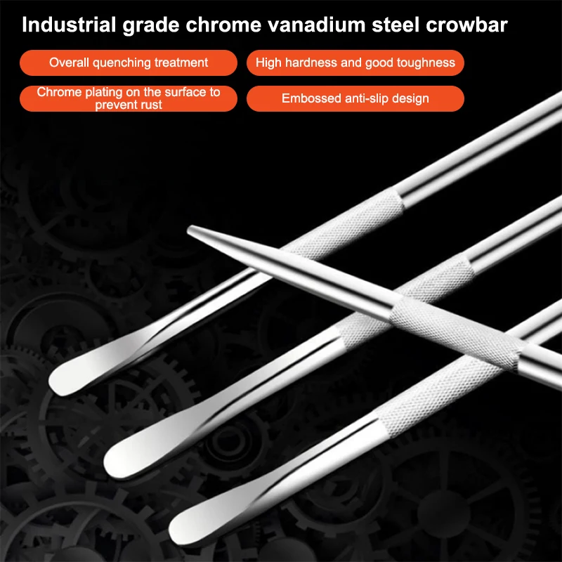 Essential 470mm Long Pry Bar for Automotive Repair, Great for Lifting and Prying Motorcycle Tires