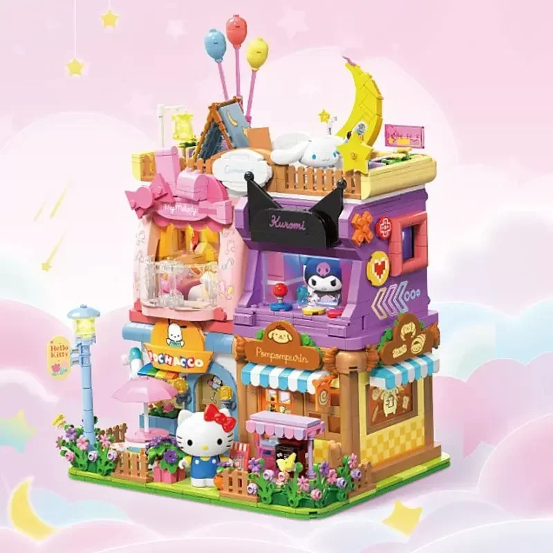 Top Toy Sanrio Cinnamoroll Building Blocks Incredible Cottage Series Observatory