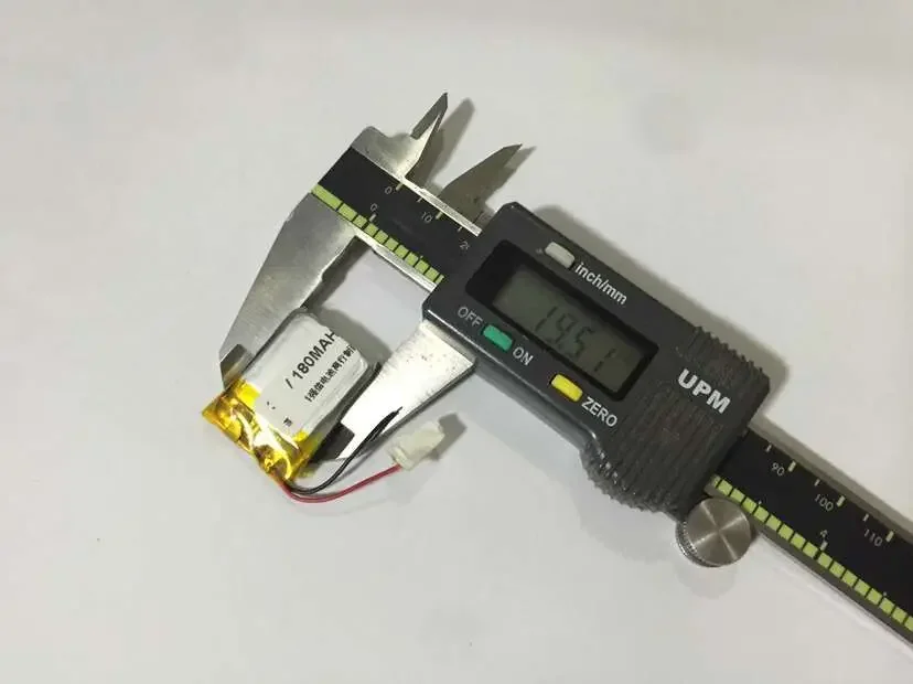 بوليمر الليثيوم 3.7 فولت القدرة الكاملة الجديدة 602027   180 مللي أمبير/معدات/خلية ليثيوم أيون قابلة لإعادة الشحن MP4