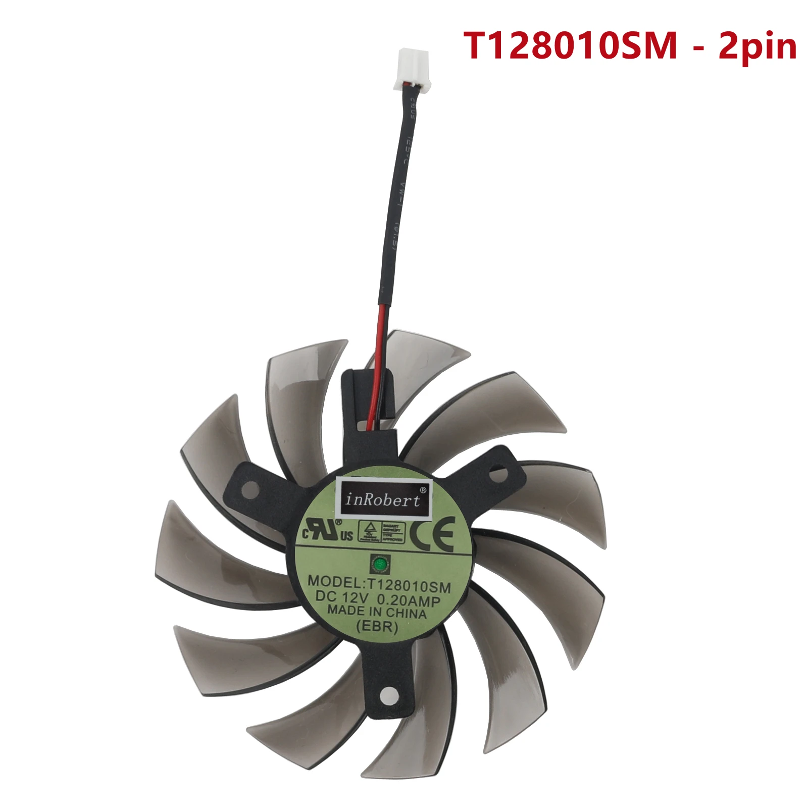 75MM T1281010SM PLD08010S12H 2Pin 3Pin Cooler Fan For Gigabyte GeForce GTX 560 460 Ti R7 260x R270X Graphics Video Card