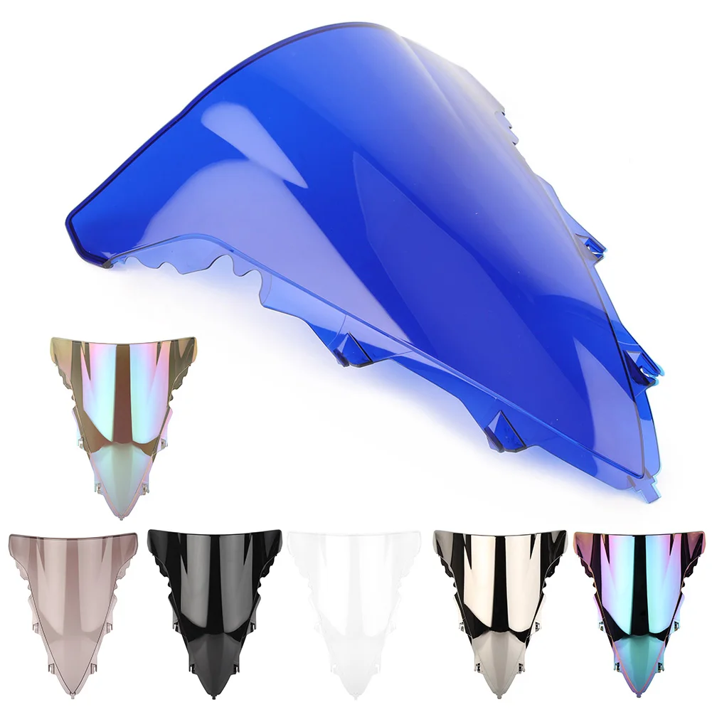 

Motorcycle Windshield Windscreen Double Bubble Fit For Yamaha YZF R1 1000 2009 2010 2011 2012 2013 2014 ABS