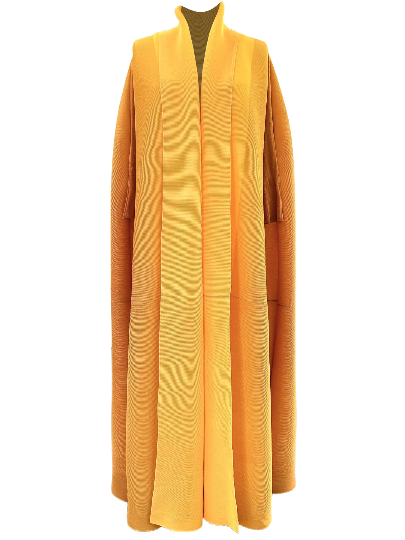 Miyake Ichisaki cross-border jacket for women Arab Middle East Dubai large size women's pleated gradient outer cloak long style