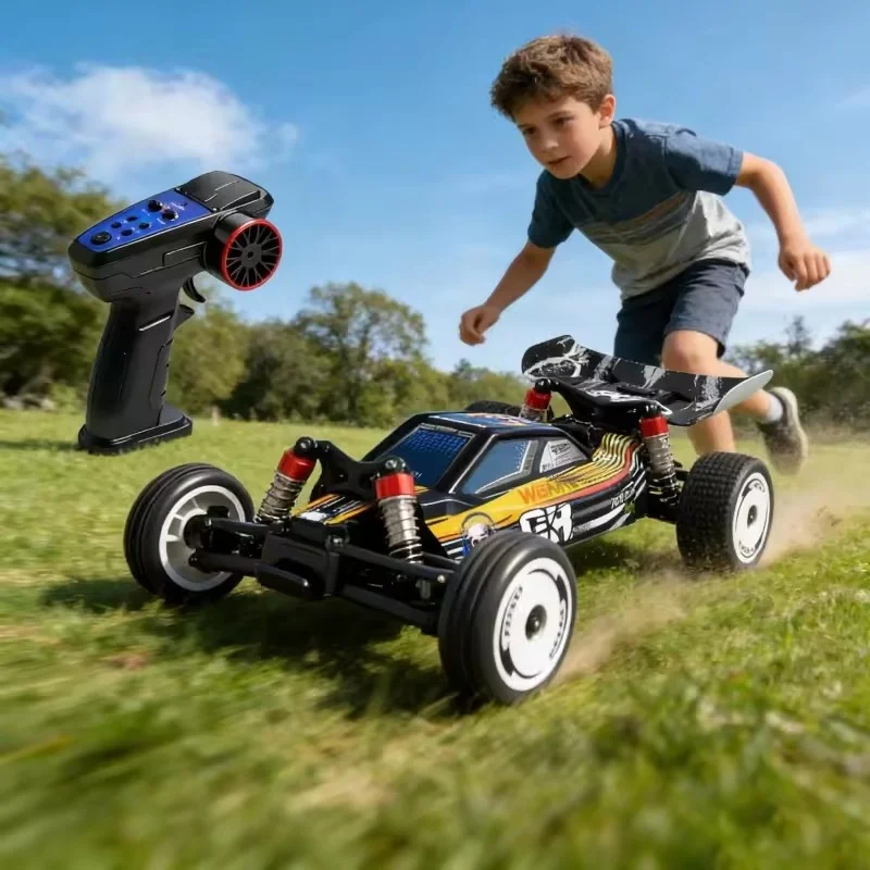 1/24 Scale 2WD High Speed 050 Brushed Motor Drift Racing Car Electric Competitive High-Speed Remote-Controlled Toy Car Gifts