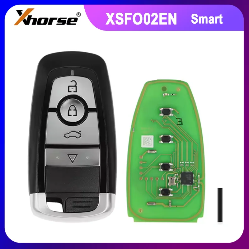1/2/5 قطعة سلسلة Xhorse XM38 مفتاح ذكي لفورد نوع 4 أزرار XSFO02EN النسخة العالمية