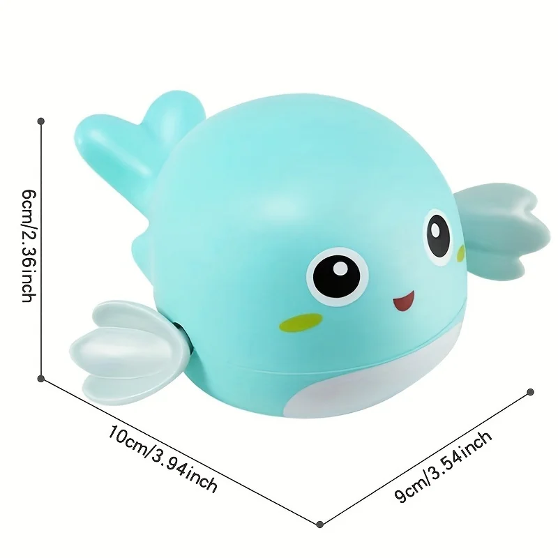 1pc Baby Bathing and Water Playing Toys Ducks, Dolphins, Swimming, Floating Clockwork Toys