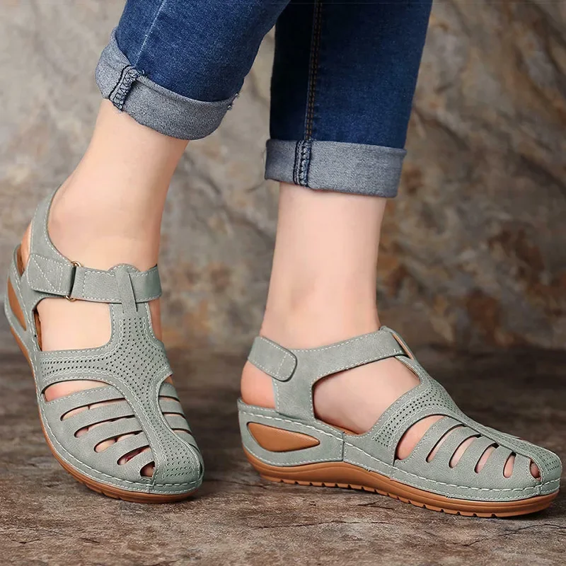 Women Sandals Bohemian Style Summer Shoes for Women Summer Sandals with Heels Gladiator Sandalias Mujer Elegant Wedges Shoes