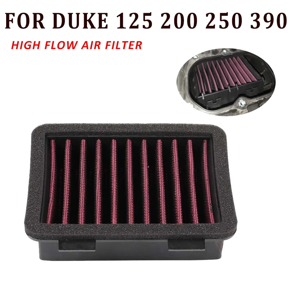 Motorcycle Air Filter Cleaner Replacement Element For KTM 125 200 250 390 250 ADV DUKE 390 250 Adventure DUKE390 2017 - 2021
