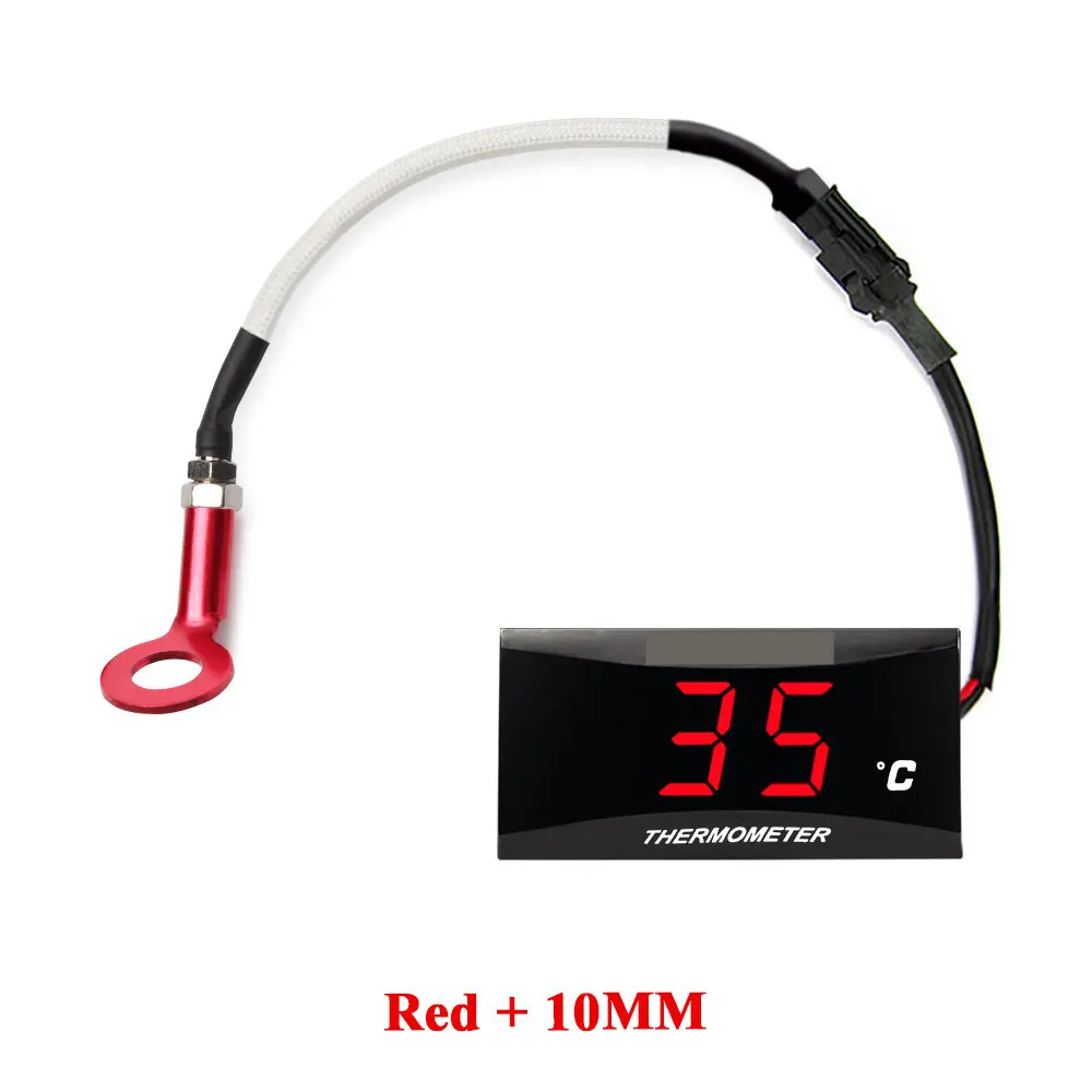Koso motorfiets cilinderkop temperatuursensor mini vierkante digitale instrument voor nmax 125 XMAX 250 300 NMAX Universele Gauge