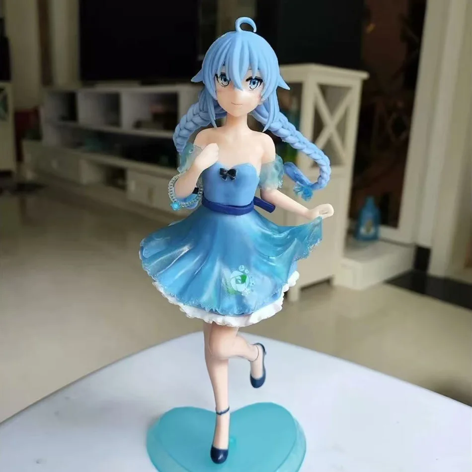 Anime Mushoku Tensei Roxy Migurdia Figure Blue Dress Ver. Dress Version PVC Action Figure Collectible Model Toy for Kids Adults view 5