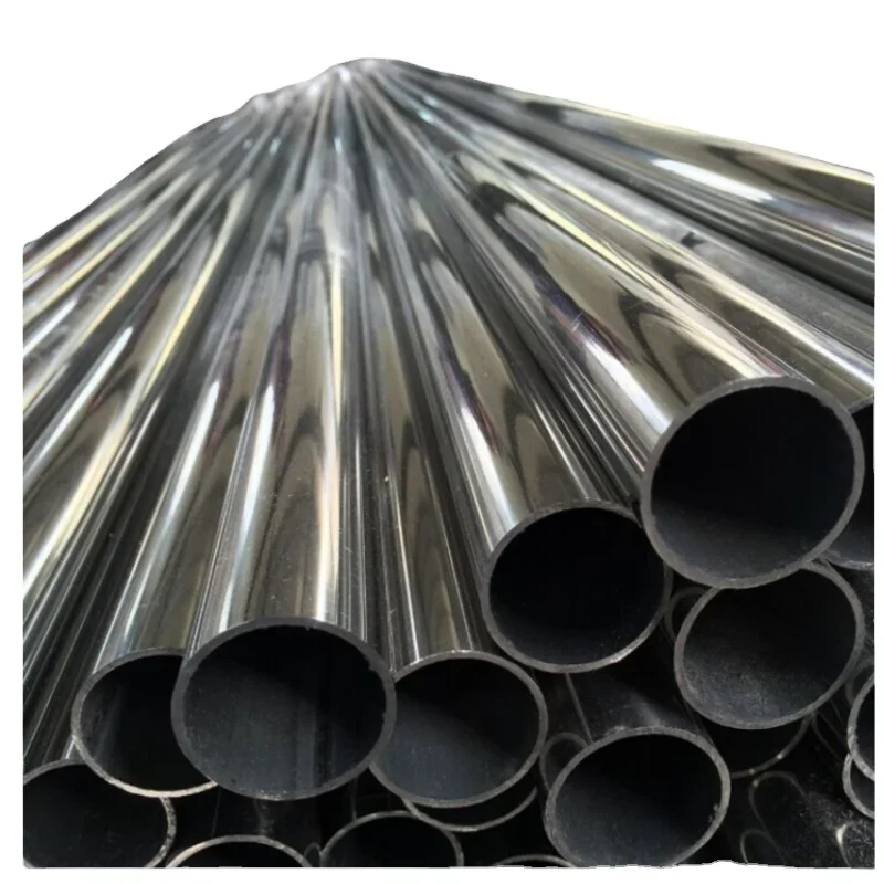 Limited-time promotion 201 304 304l  Round Oval Stainless Steel Welded Muffler Pipe Motorcycle Exhaust Seamless Steel Pipes