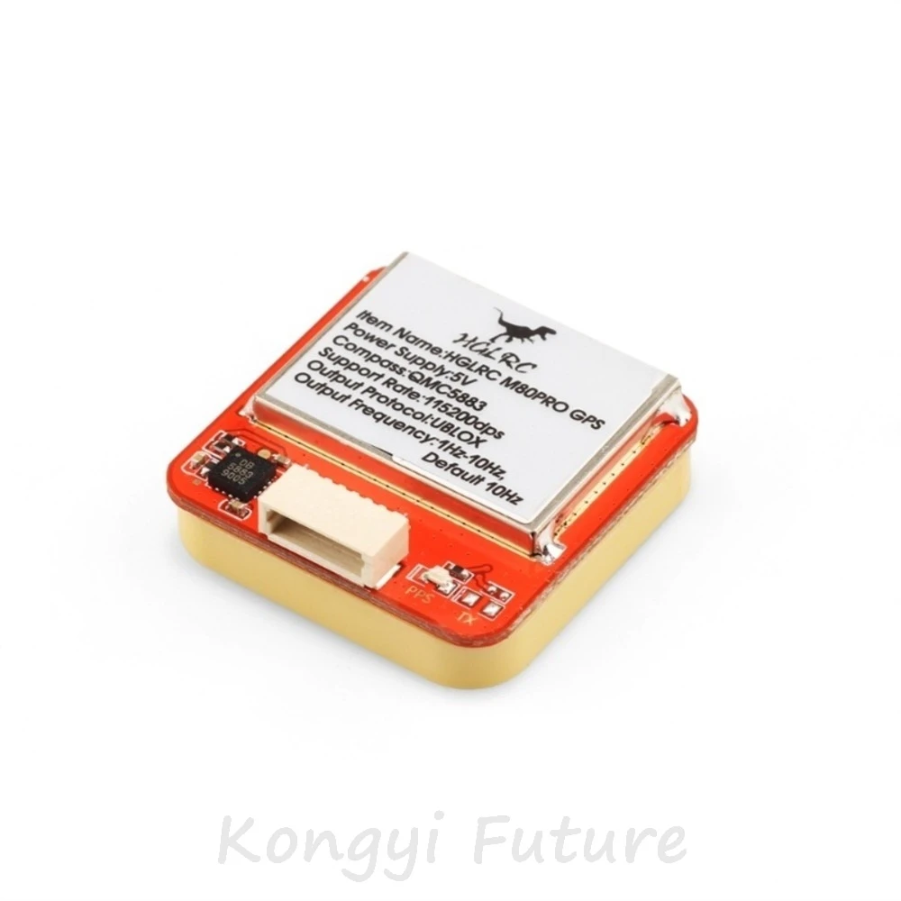 

Модуль GPS HGLRC M80 PRO с компасом QMC5883 и высокочувствительной антенной (ГЛОНАСС, GALILEO, QZSS, SBAS, BDS) для радиоуправляемых самолетов с большой дальностью действия