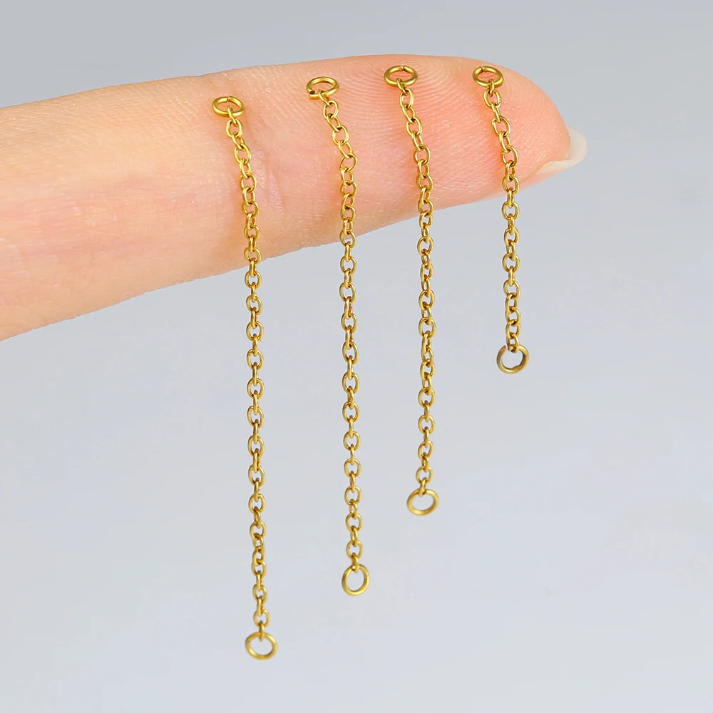 Titanium Piercing Connector Chain Link for Ear Stud