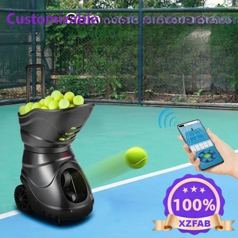 Factory Direct 2026 S4015A tennis coach robot ball machine trade tennis ball launcher gun with APP control and RemoteHOT SALES