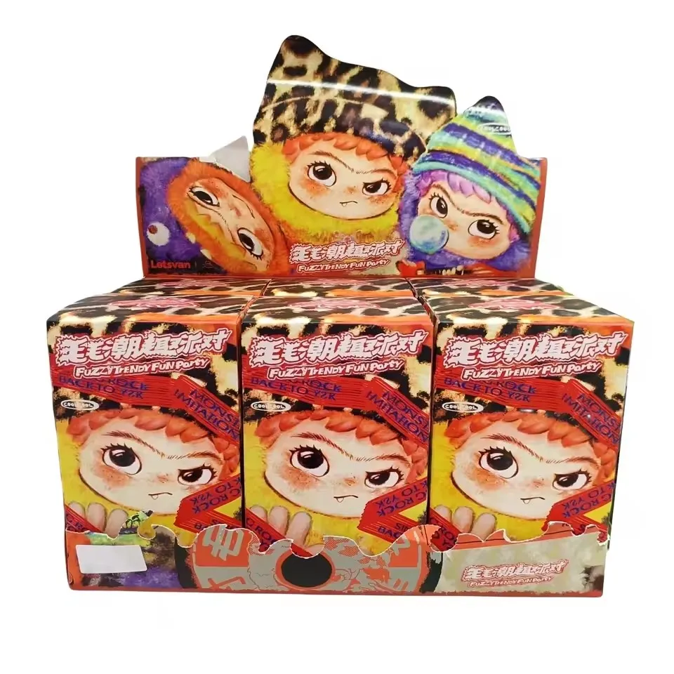 Caliente Mao Mao, serie de fiesta divertida a la moda, figura de wowaki, adorno, caja ciega, muñeco de peluche, regalo para niña, adorno, decoración, jardín de hadas kawaii