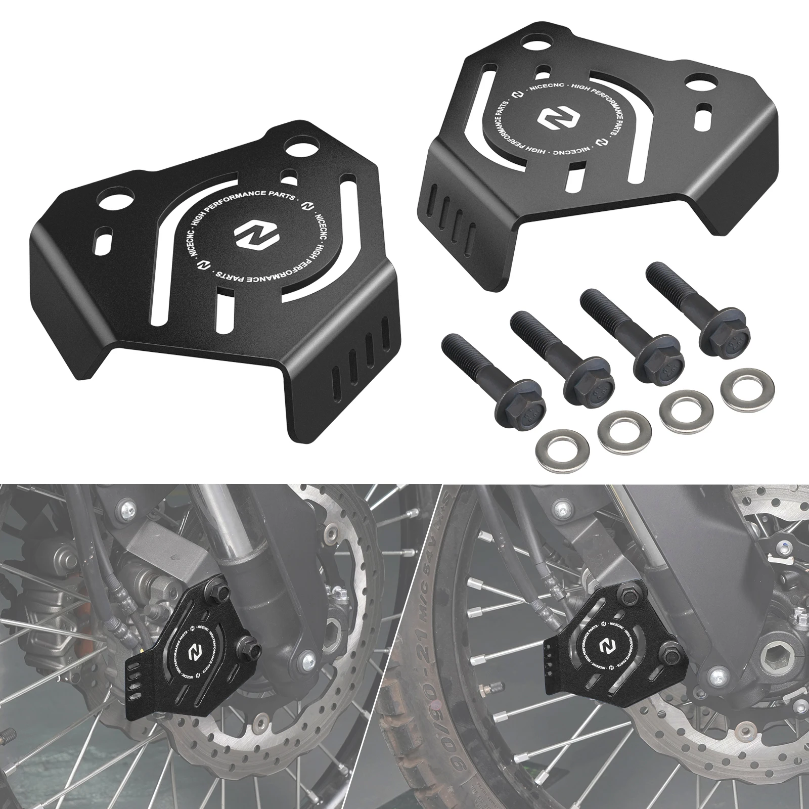 

Motorcycle Front Brake Caliper Guard Cover Protectors for Yamaha Tenere 700/Rally Edition XTZ700 2019-2024 Tenere 700 WR 2022