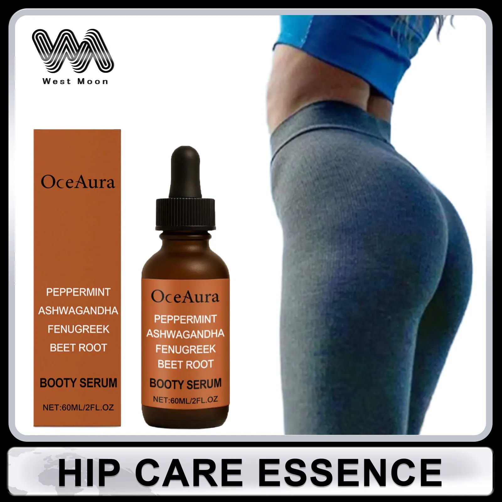 

Hip Care Essence Hip Lift up Buttock Firming Lifting Improve Sagging Skin Increase Elasticity Sexy Lady Hip Lift up Butt Serum