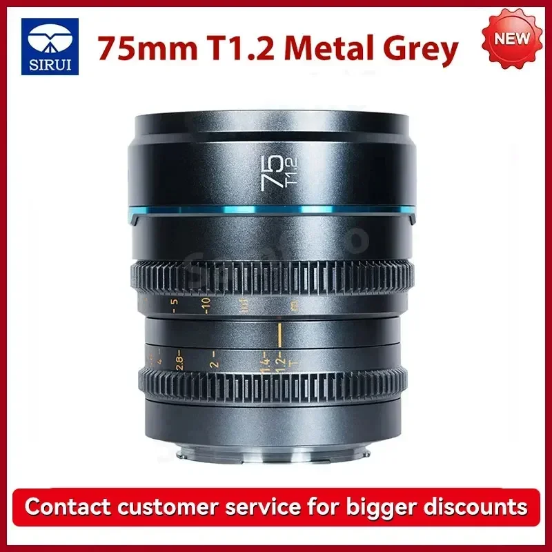 Sirui Night Walker 24mm / 35mm / 55mm T1.2 16mm 75mm S35 Cine Lens