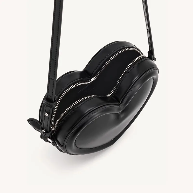 حقيبة كروس JW PEI على شكل قلب، تصميم قلب ثلاثي الأبعاد، حقيبة كتف، حقيبة كروس، نسائية، متعددة الاستخدامات، حقيبة يد