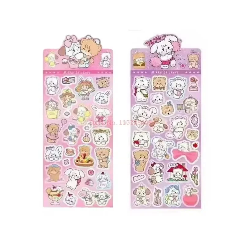 9/90pcs Mikko Laser Sticker Mobiele Telefoon Dagboek Hand Account Diy Ins Cartoon Celebrity Explosie Kinderen Sticker Groothandel