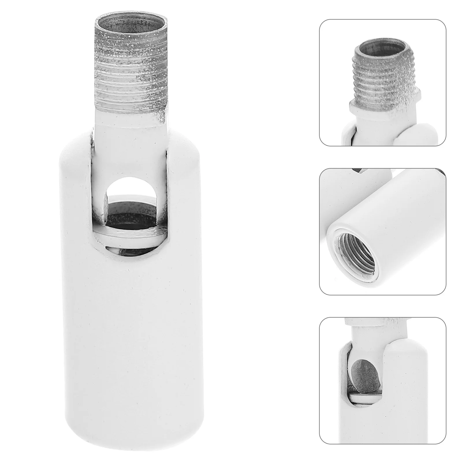 

6Pcs Durable Metal Lamp Connectors Universal Turn Light Adapters Adjustable Threaded Design for DIY Lights Converters
