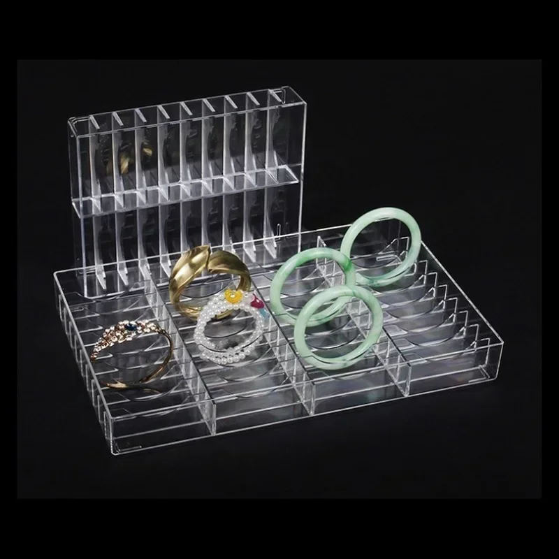 40 Grids Acrylic Cosmetic Makeup Bracelet Holder Large Storage Box Powder Jewelry Shelf Make Up Organizer Escritorio