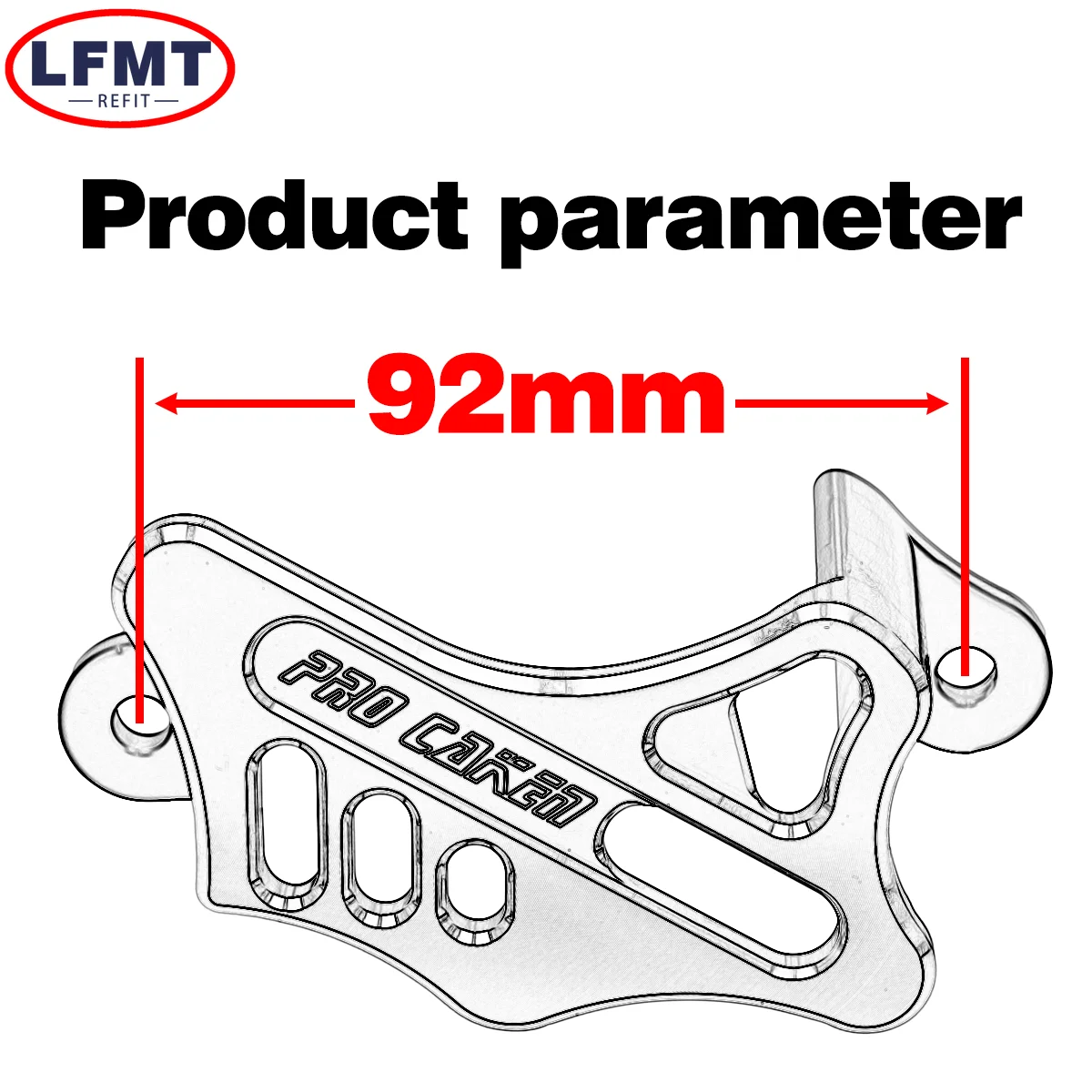 2002-2023 para motocicleta Honda 450X 250R 450R 450L CR 125R CR250R CRF 250X pinza de freno trasero cubierta protectora de disco de freno