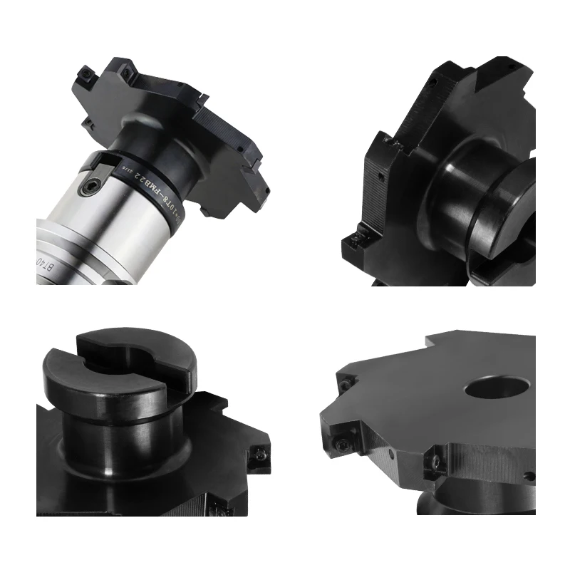 Three-sided edge milling cutter SMP 06/08/12 63mm-125mm FMB22 T-slot side milling cutter head for MPHT YBG302 milling inserts