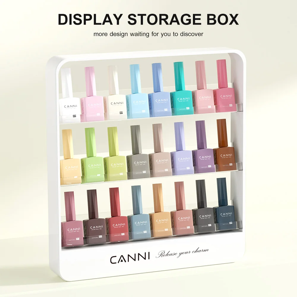 Nail Gel Display Storage Box (no gel) HEMA FREE Nail Gel Polish VIP Kit Color Card VENALISA CANNI Professional Nail Gel Varnish