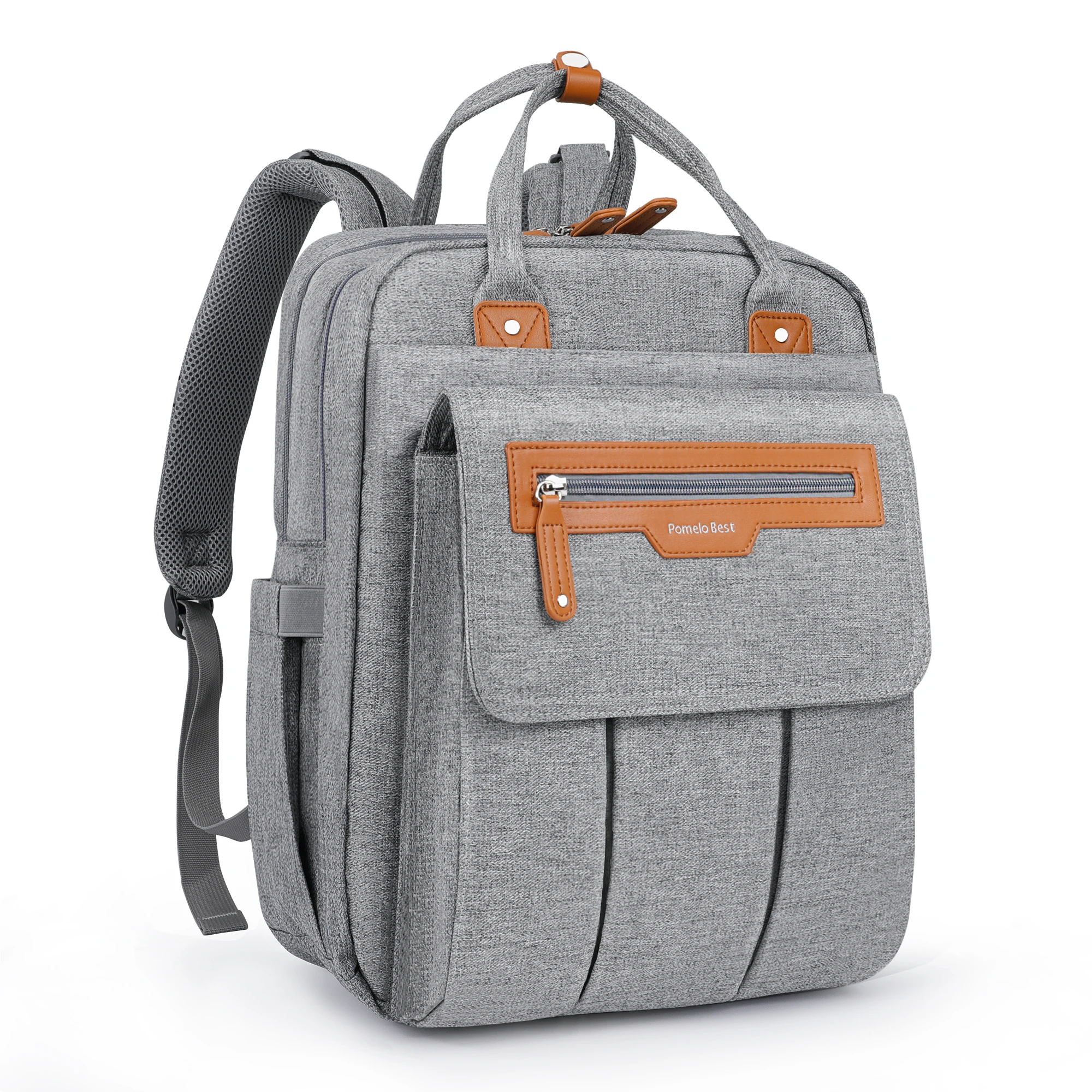 

Pomelo Best Рюкзак для пеленания ребенка Стильная многофункциональная большая сумка для подгузников с ковриком для пеленания и ремнями для коляски