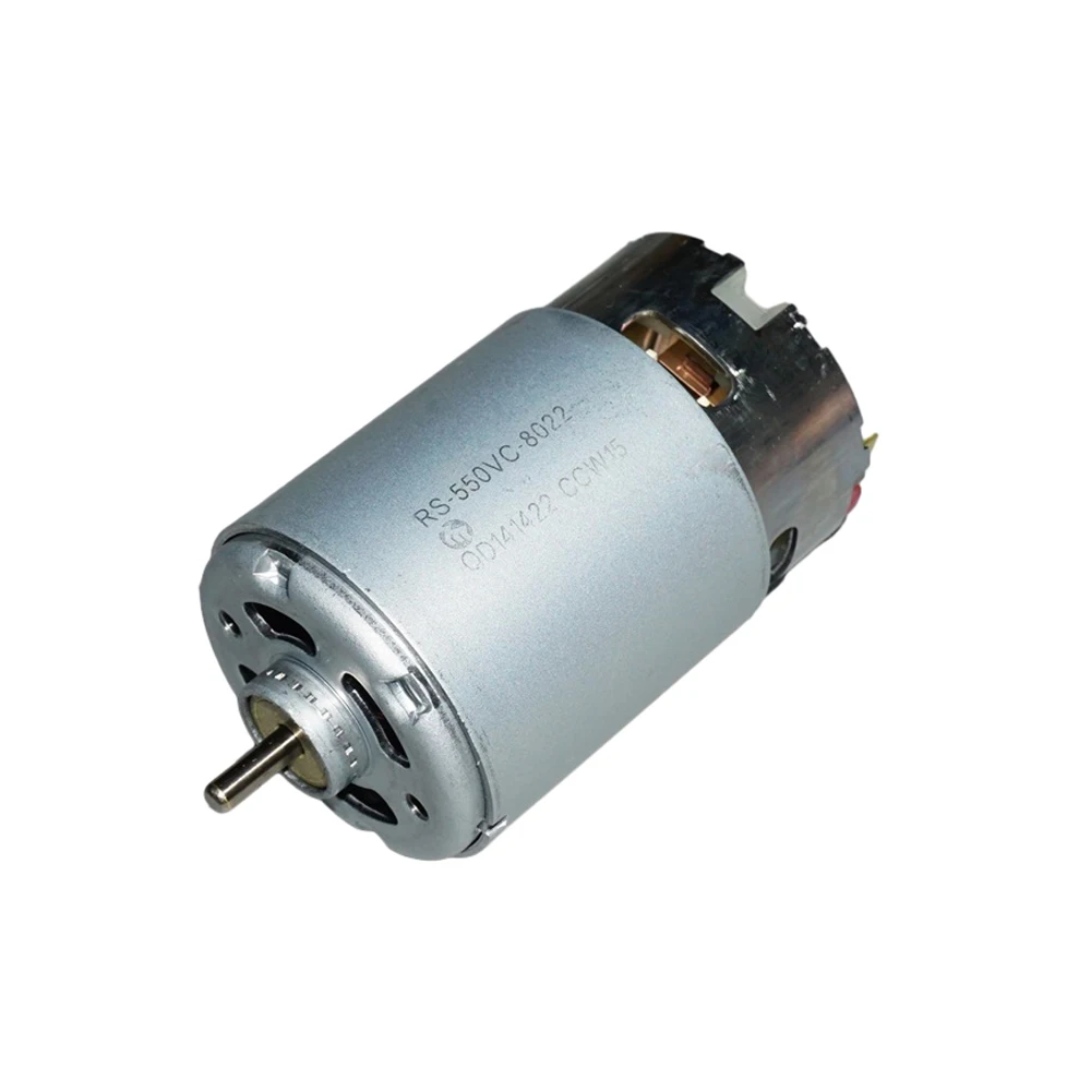 RS-550VC-8022 DC Motor 5V-12V High Power Model Power Tools High Speed 550 DC Motor 8100 RPM-20000 RPM No Load Speed DC Motor