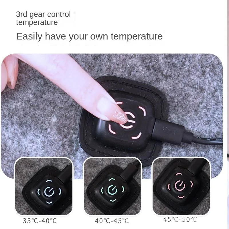 5v USB Electric Blanket Winter Body Warmer Five-speed Temperature AdjustmentTiming Overheat Protection Camping Outdoor