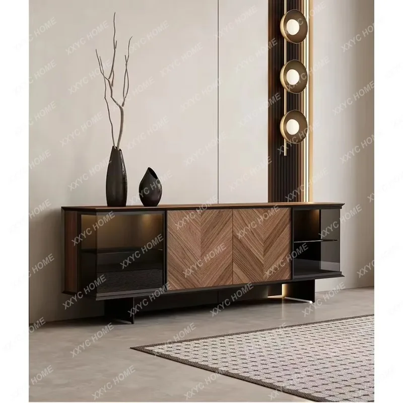 XXSimple Storage Normal Tv Stand Universal Brown Design Wooden Minimalist Tv Stands Living Room Modern Televisor Home Furni