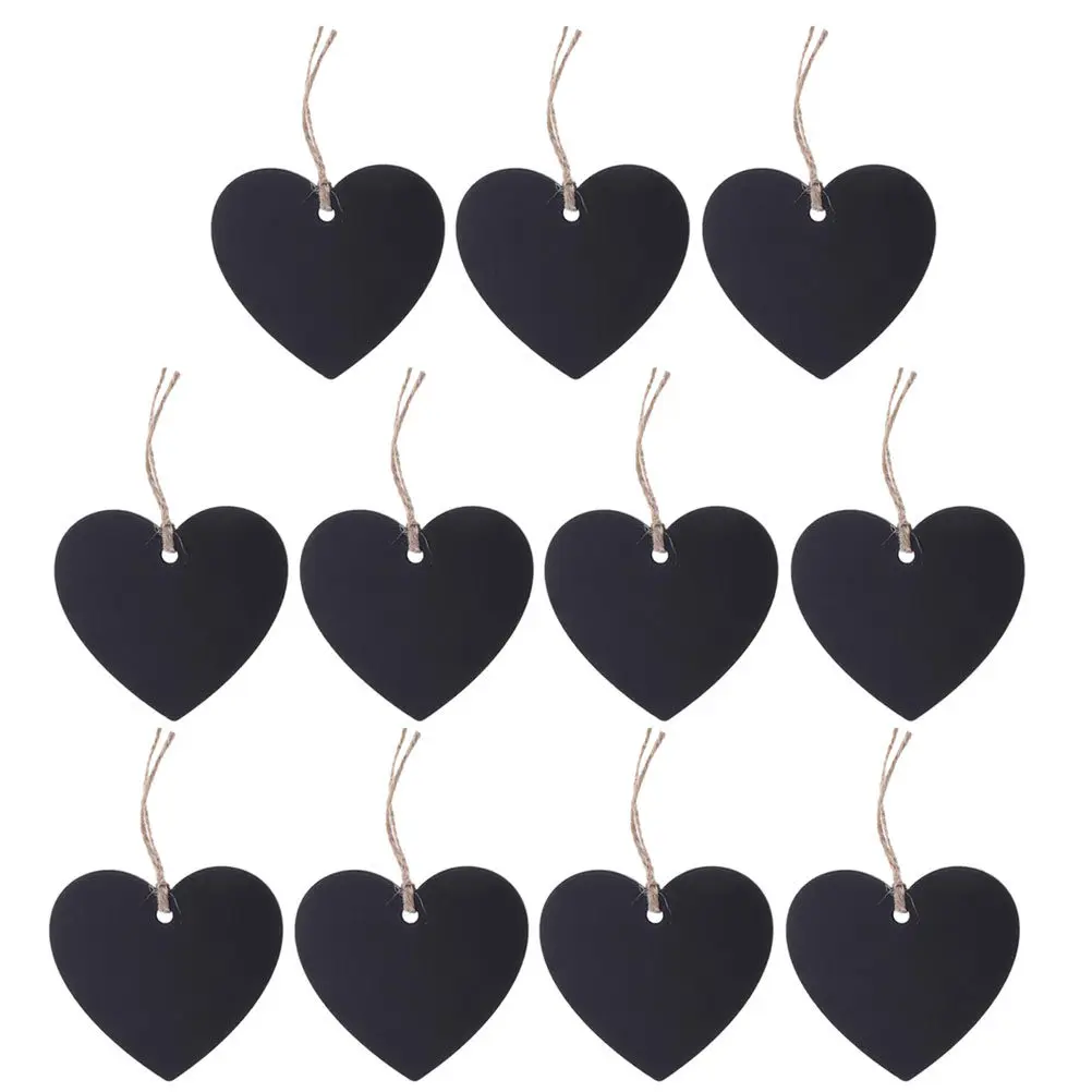 

40Pcs Wooden Heart Shape Blank Gift Tags Pre-Punched with Hole and Rope for Jewelry Clothing Crafts Scrapbooking Cupcake Boards