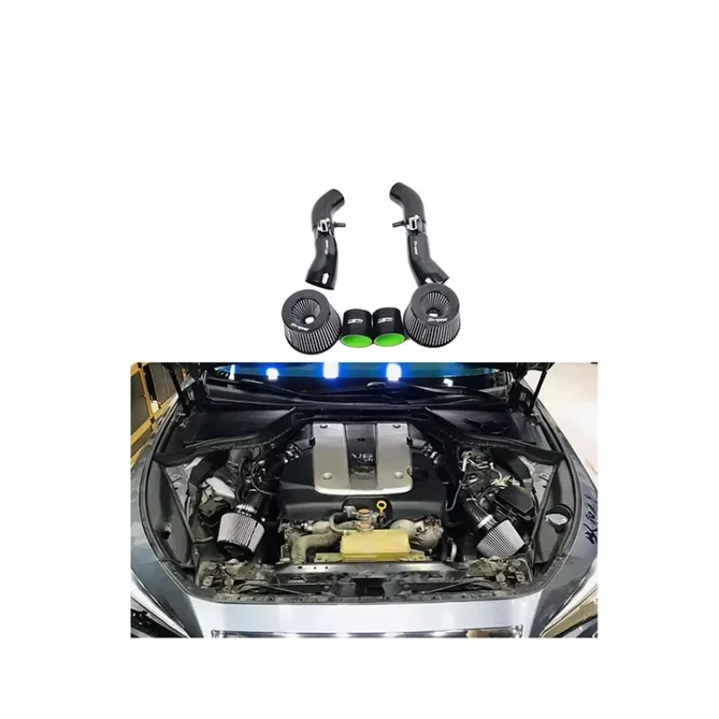 

Light Weight and High Strength 100% Dry Carbon Fiber Cold Air Intake System for Infiniti G37 3.7L