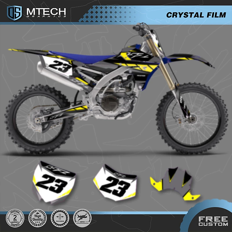 

DSMTECH наборы наклеек с графикой мотоцикла для Yamaha YZF250 2014-18 YZF250X 2015-19 WRF250 YZF450 2014-17 002