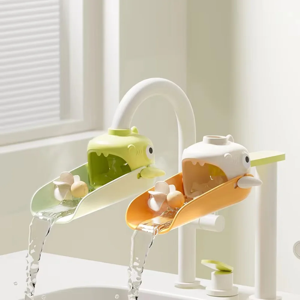Kids Faucet Extender Cartoon Sink Water Extension for Children Baby Hand Washing Aid Bathroom Tap Adapter Easy Install