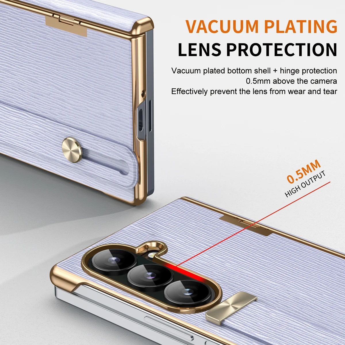 

Кожаный чехол для телефона Samsung Galaxy Z Fold 7, 6, 5, 4, 3, 3 Fold7, роскошная защита от шарниров, ремешок на запястье, подставка, чехол с Flim YYC005