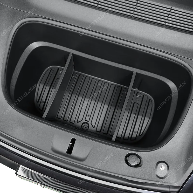 For Tesla Model Y Juniper Front Trunk Cover Roller Curtain Trunk Partition Organizer Divider Baffle Cargo Cover Protector Board