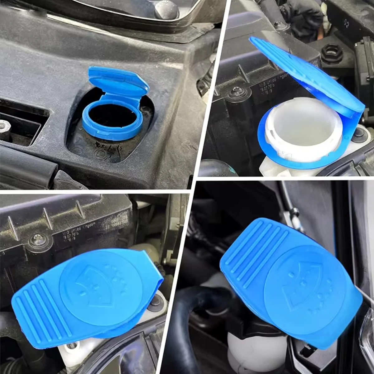 Pinmoap tampa do reservatório de fluido de limpeza de para-brisa de carro é adequado para vw golf jetta passat polo t3 audi tt a8 d4 r8 100 1h0955455