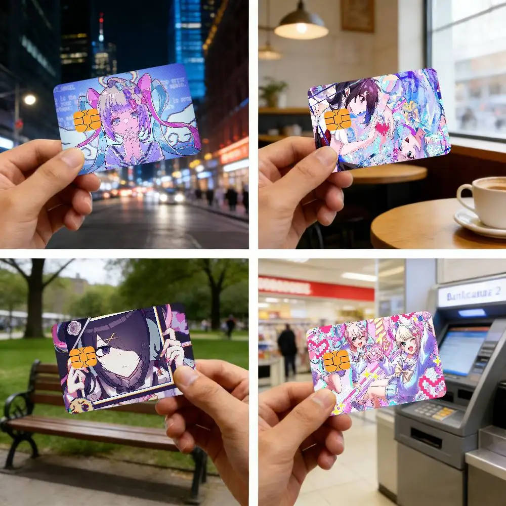 Needy Streamer Overload Waterproof Skin Protector Stickers For Bank Cards Credit Cards Debit Cards Public Transport Cards
