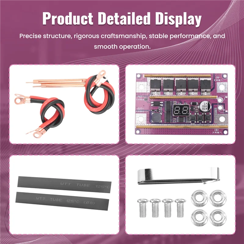 

K99 DIY Spot Welder Pen Portable 12V Small Automatic Spot Welding Accessories Battery Spot Welder Pen Control Mainboard-A80Z